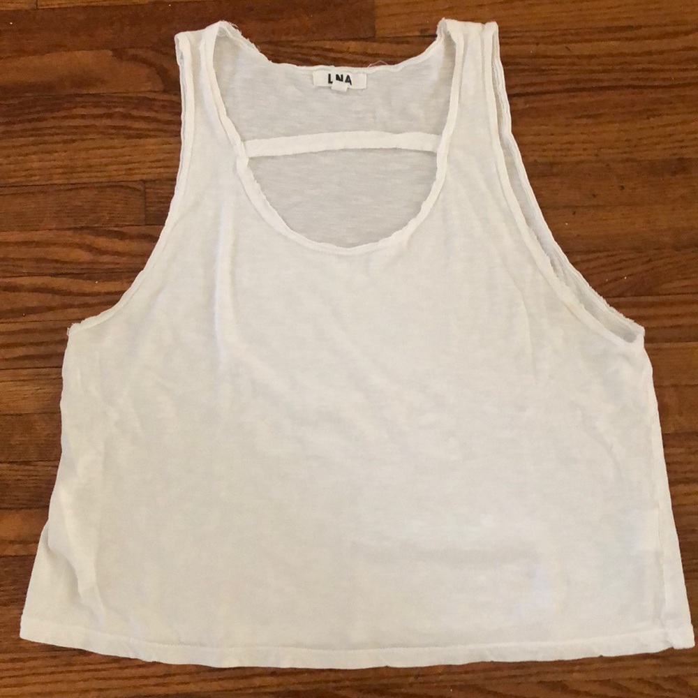 LNA sleeveless tee. Medium.